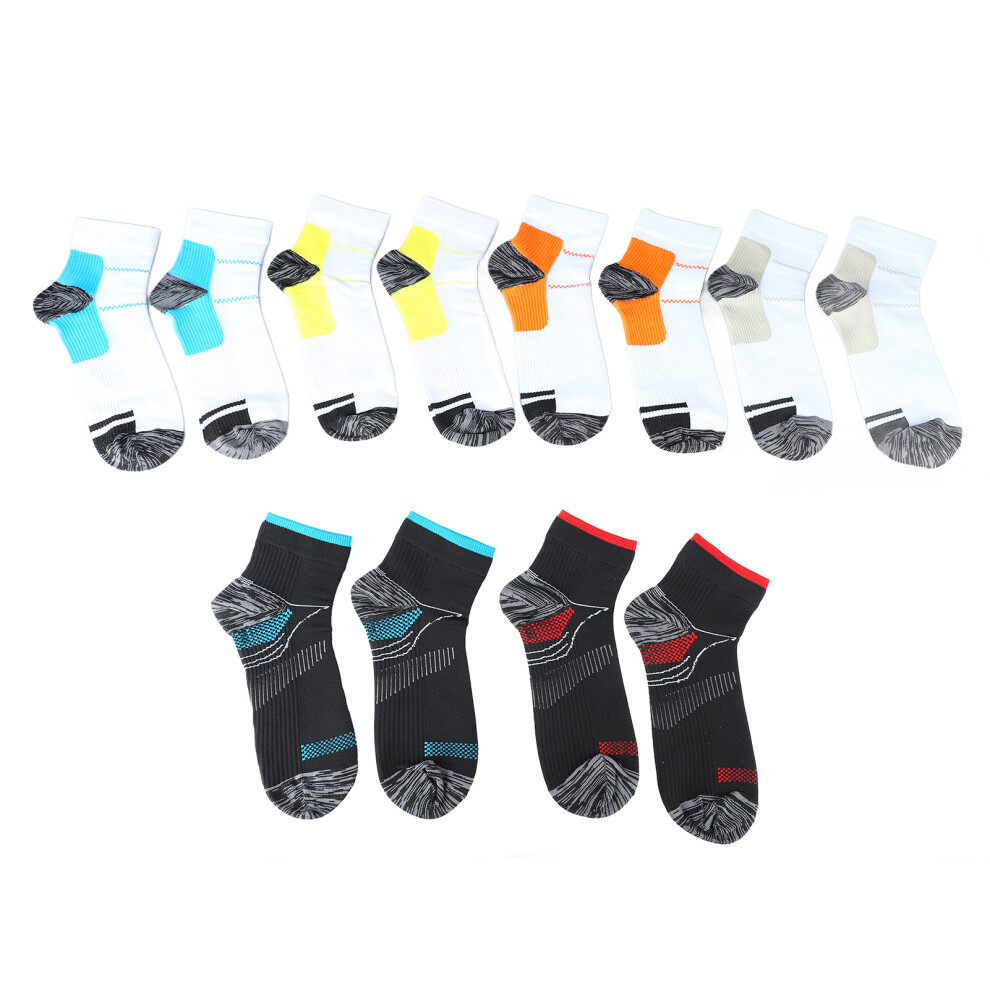 Compression Socks Best For Women & Men, Breathable Fabric Circulation Support, Moisture Wicking Arch Support Socks, Athletic Plantar Fasciitis