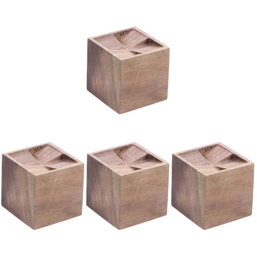 4St Aromatherapie Diffuser Voor Slaapkamer Kantoor Auto Bruin