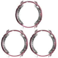 3St Roze Beschermhoes Flexibele Tpu Cover Horloges