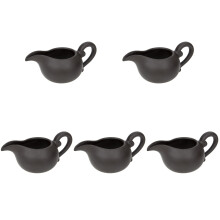 5St Keramische Melkjug Met Comfort-Handvat Koffie Kleur Voor