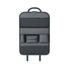 Car Backseat Storage Bag Multi-Pocket Back Storage Bag Foldable Dining Table Rack Large Capacity Storage Bag