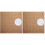 2Sets Robuust Macrame Bord in Chocoladekleur Met Pinnen Voor Knopen 1