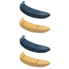2Sets 2-Staps Keukenslijper Bananenvorm Voor Messen En Scharen Assorti