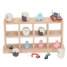Artistic Shadow Box, Wooden Display Case For Bedroom And Dining Room, Versatile8Grids To Organize Your Miniature World