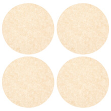1500St Olieabsorberend Bakpapier Ronde Beige Voor Huis & Feest
