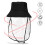 Sun Hat Visor Clear Visor Protective Hat UV Protection Windproof Outdoor Sunscreen Hat Foldable Portable Face Cover Sun Shield Cap 6