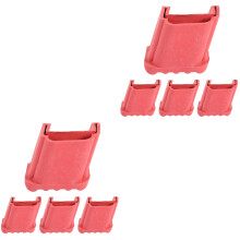 8St Laddervoetenrubbers Rood Antislip Voor Trap- En Steigerbescherming