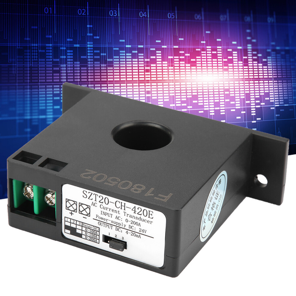 Szt20-Ch-420E Current Sensor 0-200A With Dc 0-5V/4-20Ma Output Signal 5081393810228