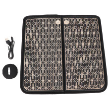 Waterproof Pu Leather Surface Foot Massager, Your Go-To Device For Muscle Relaxation And Pain Relief, Complete With Detachable Host And Type-C
