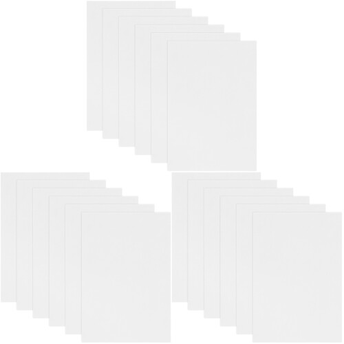 18Pièces Enseignes Aluminium Sublimation Blanches Usage Décoratif