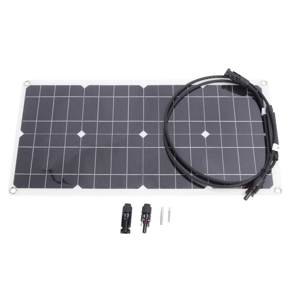 Solar Panel Kit25w Flexible Solar Panels For Rvs Yachts Monocrystalline Cells With Stable Current Output Portable Design And Wide Application 9489952133720