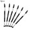 Glamorous Brows: Professional Results Eyebrow Spoolie With Convenient Design, Set Of6 1