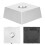 Small Trapezoidal LED Light Base Display Stand with 7 Colors Crystal Holder 1