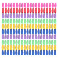 Pencil Erasers, Non-Toxic Material, High-Quality, Latex Free, Easily Remove Pencil Marks, Colorful Pencil Top Erasers, Compact Size, Ideal For Kids,