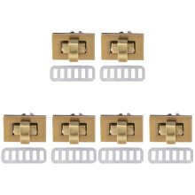 6St Assorti Kleuren Handtas Slot Clutch Hardware Vervangingsset