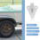 10Pcs Three-Hole Waterproof Tarpaulin Hook Trailer Connecting Net Hook Hook Iron Plate Hook Suitable for Trailers 5