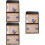 3St PU Basketbal Coachingbord Vouwbaar Draagbaar Multi Kleur 1
