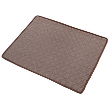 (Grass Brown, M) Cool Foldable Pet Mat for Outdoor