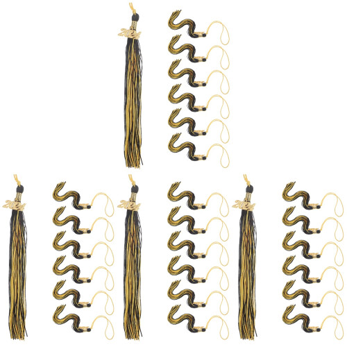 32Pièces Décorations De Chapeau De Graduation Pompons Multicolores DIY