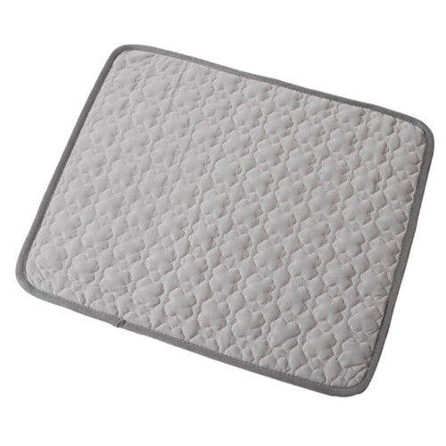 (Grass Grey, M) Cool Foldable Pet Mat for Outdoor