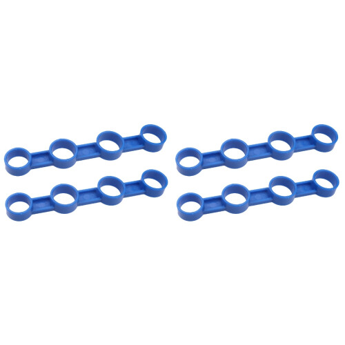 4Pièces Protections Doigts Bleu Pour Exercices Et Instruments