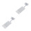 2Pièces Porte-Badge Infirmière Pailleté Argent Rétractable 1
