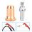 Plasma Cutter Electrode Nozzle Set Replacement Part Easy And Convenient Enhanced Cutting Performance Professional PT60Accessory Versatile 3