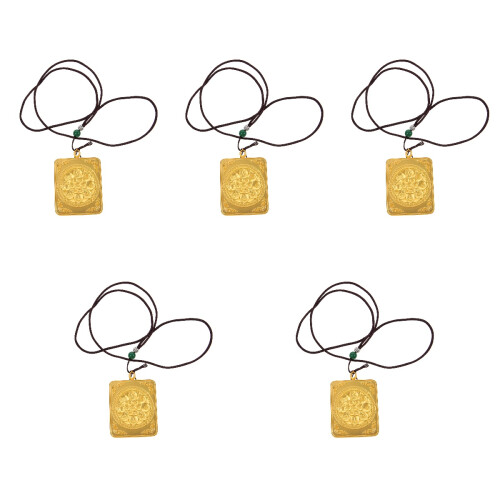 5Pièces Colliers Locket Métal Rétro Pour Décoration