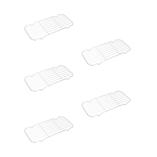 5Pièces Grilles En Acier Inoxydable Multifonctions Pour Cuisine Argent