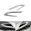 2Pcs Rear Door Handle Frame Cover Interior Decorative for  Sail 3 2015-2017 2