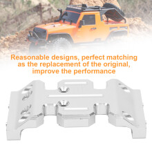 Frameversteviging en transmissiebescherming voor RC-crawler auto's, accessoires, middenbodemplaat, aluminiumlegering, versnellingsbakbasis,