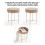 Oak Storage Side Table Round Coffee Table Living Room Small Bedside Table Wooden 4