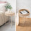 Oak Storage Side Table Round Coffee Table Living Room Small Bedside Table Wooden 7