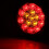 Round LED Trailer Tail Lights With16LEDs Design Improved Visibility Easy Installation Universal Compatibility Shockproof Low Power Consumption 4