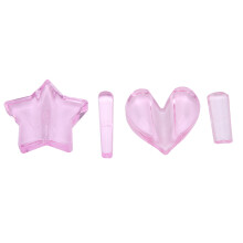 Nail Art Tool, Star Heart Shaped Metal Frame Bending for Stunning Nail Designs, Diversified Types of High Quality Molds for Beautiful Patterns at