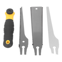 Ergonomic Wood Handle Flush Cutting Saw, High Carbon Steel Blade for Clean Cut Environment, Versatile Household Tool for Carpentry and Decoration