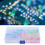 Kit com LEDs de cores sortidas, super brilhantes, com cabeça redonda, componentes elétricos para iluminação escolar, científica e decorativa. 5