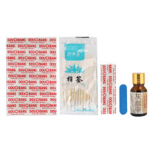 Natural Personal Care Kit, Bamboo Sticks with Wooden Handles for Makeup, Unbleached Natural Cotton Swabs for Travel, Water Absorption and