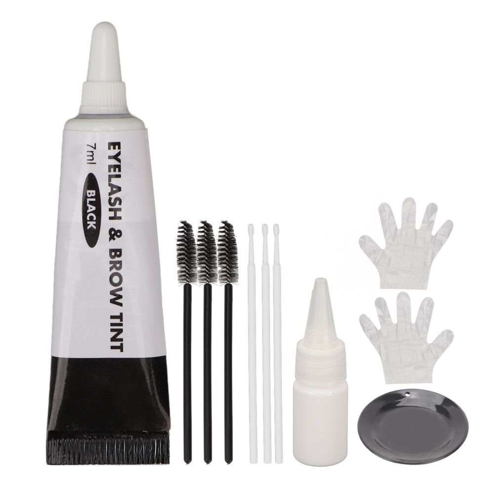 Eyebrow & Eyelash Color Kit, Waterproof and Sweatproof Set for Salon-Style DIY Coloring, Long Lasting for Professional Results