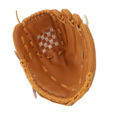 Jugend- und Erwachsenenspieler Baseball-Handschuh 10,5 Zoll PU-Leder-Handschuh Weich & Ergonomisch Braun