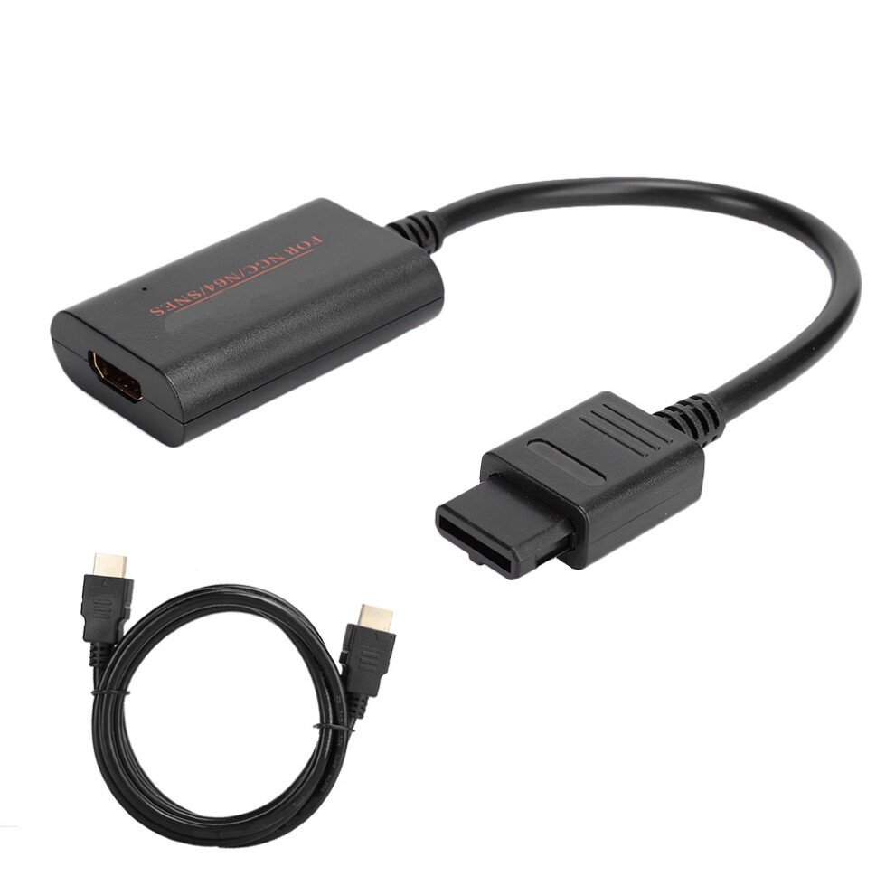 Nintendo64to Hdtv Adapter, Analog Rgb Signals To Digital Hdmi Signals Converter For Modern Monitors Projectors, Plug And Play For Easy Setup (Small 9479868359208