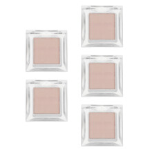 5St Beige Matte Oogschaduwpalette Vrouwen Poeder Gepigmenteerd