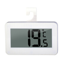 Compact Refrigerator Thermometer with Energy Saving Switch, Waterproof Room Thermometer for Easy Reading Screen, and Simple Operation for Cold