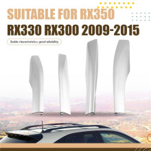 Capa para Bagageiro de Teto de Carro com 4 Peças para  RX350 RX330 RX300 2009-2015 Trilhos de Teto Tampa de Extremidade Do Rack de Teto