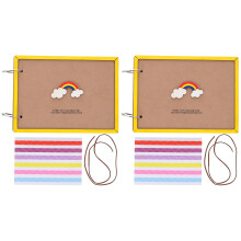 2Sets Lichtgewicht DIY Fotoalbum Voor , En Babyfoto's