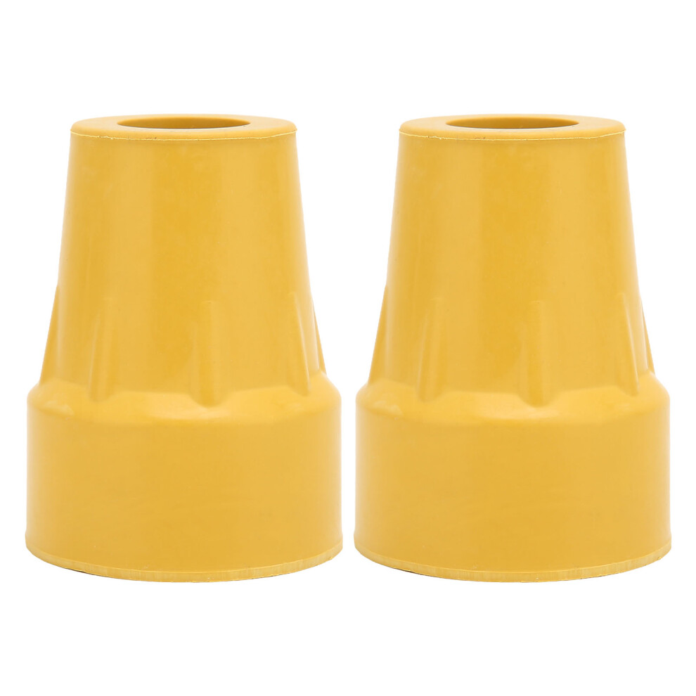 Shock Absorption Stability Cane Tips, Non Slip Heavy Duty Latex Free Rubber for Weak Recovery, Increased Safety Traction