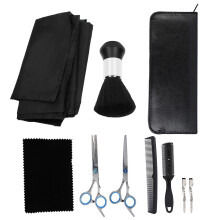 Heat and Corrosion Resistant Hairdressing Set, Stainless Steel Tools with Ergonomic Design and Sharp Blades, Ideal for Salon and Home Use