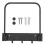Foldable Space Aluminium Clothes Drying Rack with3Hooks 1