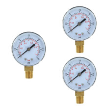 3Pièces Manomètres Air Portable Double