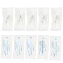 Disposable Cartridges for Permanent Makeup, Eyebrow Tattoo, Microblading & Lip Tattoo, Sterilized, Single Use, 10Pcs, Transparent Cartridge, High